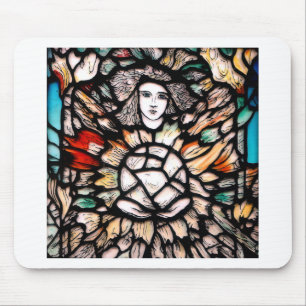 Meditation in Farben Mousepad