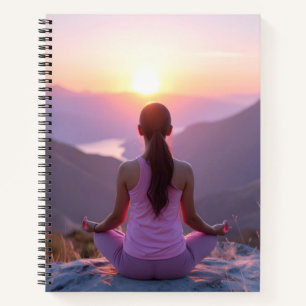 Meditation - Innere Balance - Yoga Notizbuch