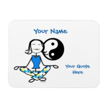 Méditation Karma Fridge Magnet