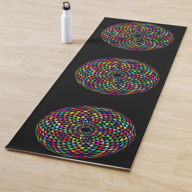 Meditation Mandala Colorful Yogamatte (Beispiel)