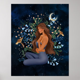 Méditation Poster de Yoga Imprimer Poster d'image