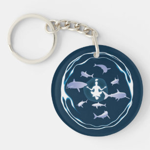 Méditation sous-marine Natation avec requins