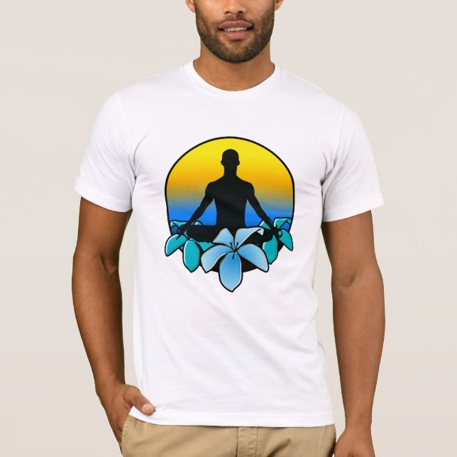 Meditation u. Yoga T-Shirt (Vorderseite)