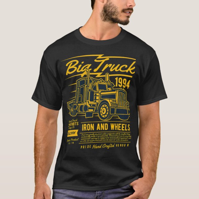 Meditation über Big Truck Gay Rights T-Shirt (Vorderseite)