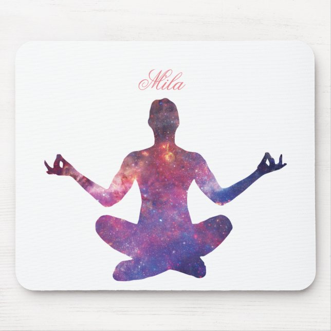 Meditation und Frieden Mousepad (Vorne)