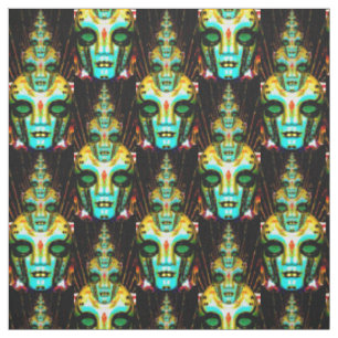 Meditation von Shiva (54" Breite) Gewebe Stoff