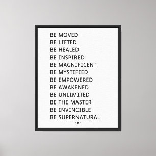 Meditation Wörter Inspiration Motivierend Mantra Leinwanddruck
