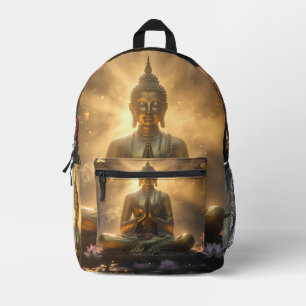 MEDITATION - YOGA - CARPE DIEM BEDRUCKTER RUCKSACK