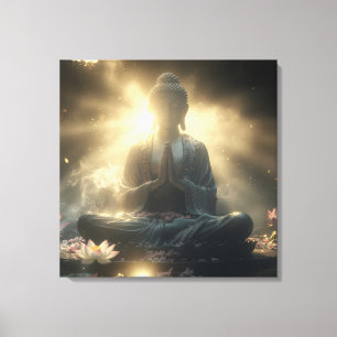MEDITATION - YOGA - CARPE DIEM LEINWANDDRUCK