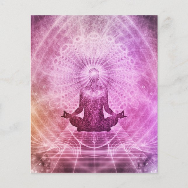 Meditation Yoga Faith Flyer (Vorne)