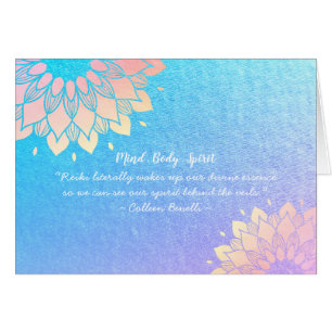 Méditation Yoga Instructeur Blue Gold Mandala Cita