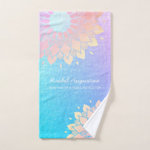 Méditation Yoga Instructeur Blue Gold Mandala Cita