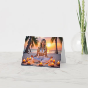 MEDITATION - YOGA - WELLNESS - CARPE DIEM DANKESKARTE