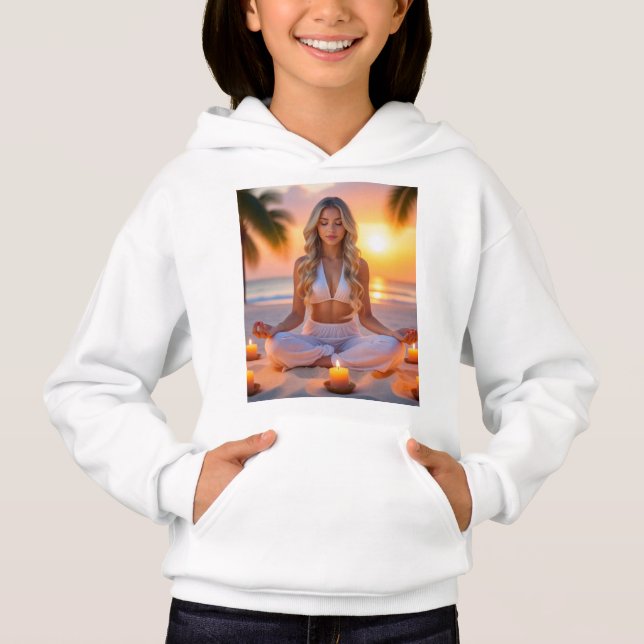 MEDITATION - YOGA - WELLNESS - CARPE DIEM HOODIE (Vorderseite)