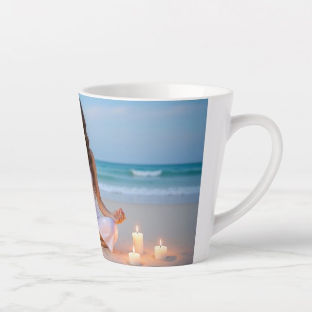 MEDITATION - YOGA - WELLNESS - CARPE DIEM MILCHTASSE (Rechts)