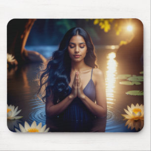 MEDITATION - YOGA - WELLNESS - CARPE DIEM MOUSEPAD