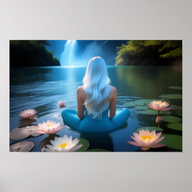 MEDITATION - YOGA - WELLNESS - CARPE DIEM POSTER (Vorne)