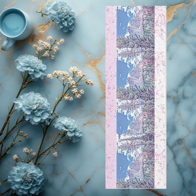 Meditation zum Blauen Himmel Yogamatte (Blue Sky White Snow Mountain Meditation Retreat Yoga Mat)