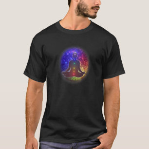 Meditation zur Energieflussstrahlung Chakra T-Shirt