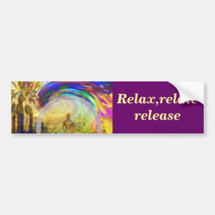 Meditationen und Farben_ Autoaufkleber