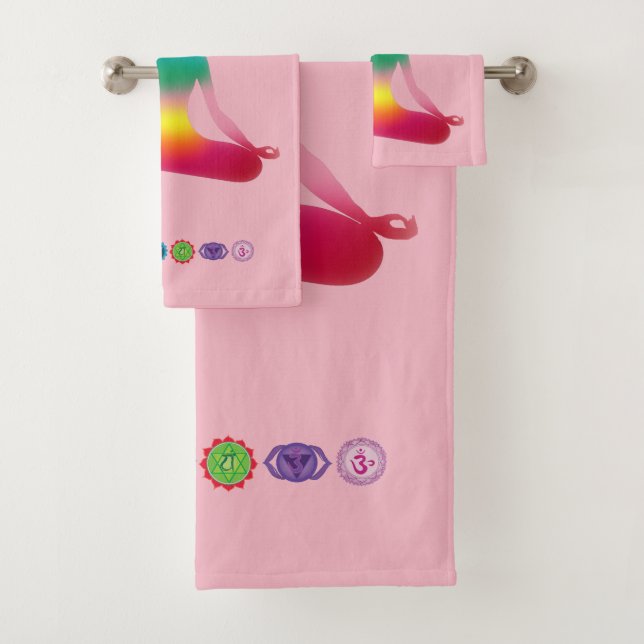 Meditations-Badezimmer-Tuch-Set Badhandtuch Set (Insitu)
