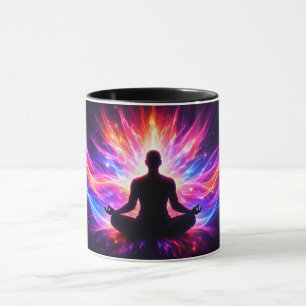 Meditations-Chakra-Tasse Spirituelle Yoga-Kunst Tasse