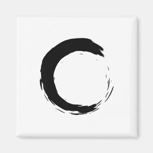 Meditations-Enso-Kreis Achtsamkeit Buddha Buddhist Magnet