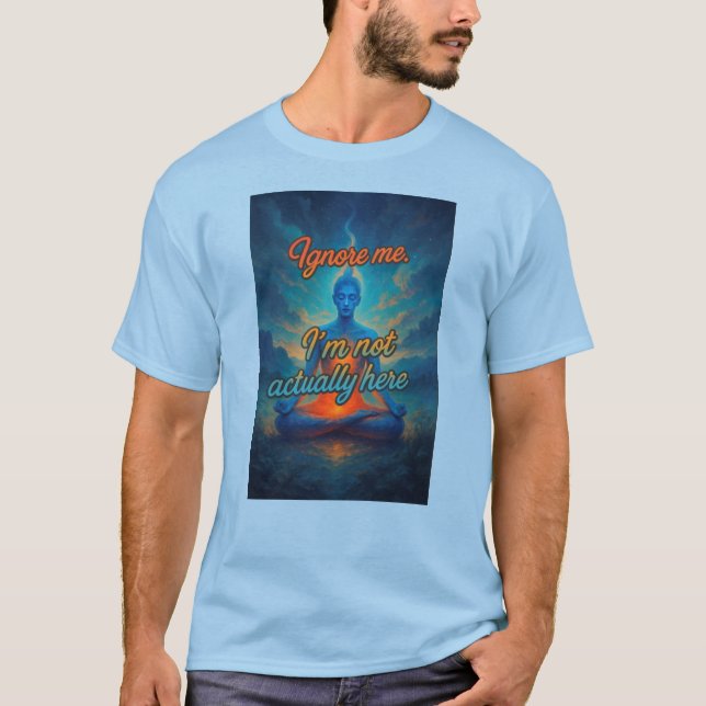 Méditations et bougies - T-shirt Zen pacifique (Devant)