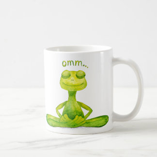 Meditations Frosch Kaffeetasse