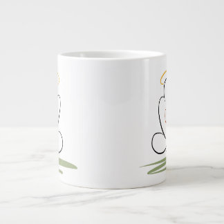 Meditations-Mann-Entwurf 20 Unze. Riesige Tasse