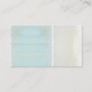 Meditations-psychisches Wasser-blaue Visitenkarte
