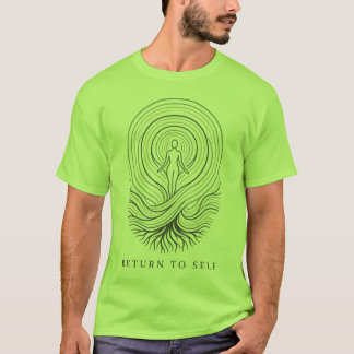 Meditations-Shirt Spirituelles Yoga - Zurück zu Di T-Shirt