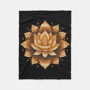 Meditations-Yoga-Mandala-Design.  Fleecedecke