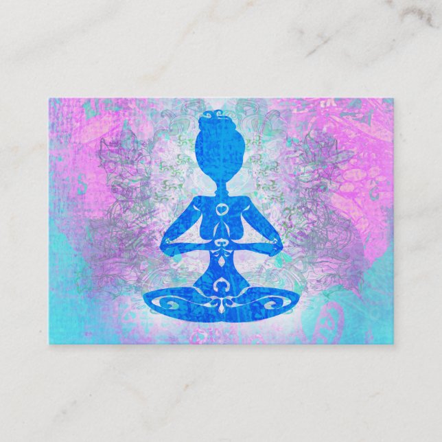 Meditations-Yoga-Visitenkarte Visitenkarte (Vorderseite)