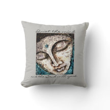 Meditations-Zen-Zitat-Buddha-Kunst-Wurfs-Kissen
