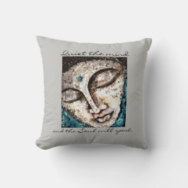Meditations-Zen-Zitat-Buddha-Kunst-Wurfs-Kissen Kissen