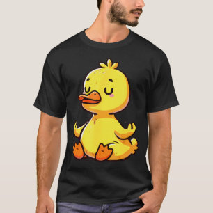Meditationsente Yoga-Pose Entspannendes Tier T-Shirt