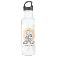 Meditationslehrer Lotus Pose Gold Mandala