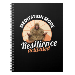 Meditationsmodus: Resilienz aktiviert Bigfoot Notizblock