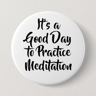 Meditationsmotivationszitat zur Achtsamkeit Button