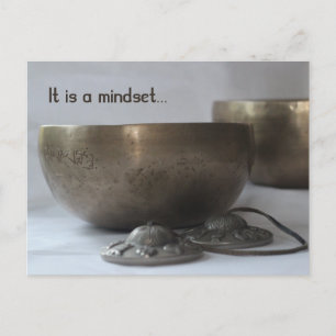 Meditationsschale, Gesangsschale, Zen-Meditationss Postkarte