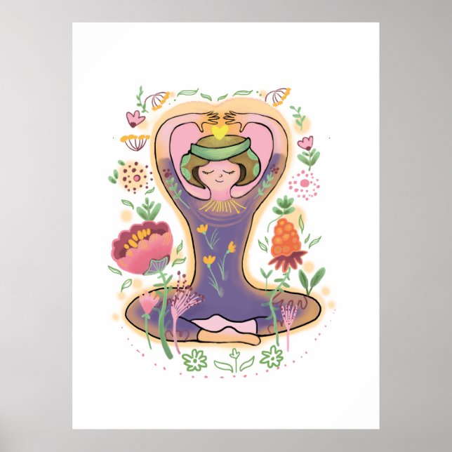 Meditationstag Poster (Vorne)