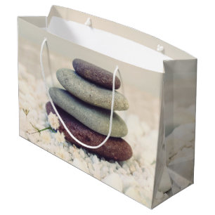Meditative Cairn für Gesteinsteine Große Geschenktüte