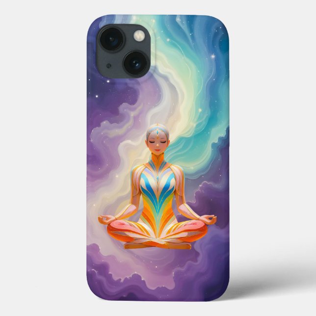 Meditative Frauen und weiche Pastelenergie Case-Mate iPhone Hülle (Rückseite)