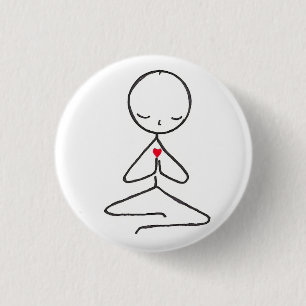 Meditator-Knopf (klein) Button