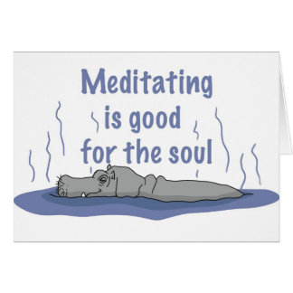 Méditer l'hippopotame