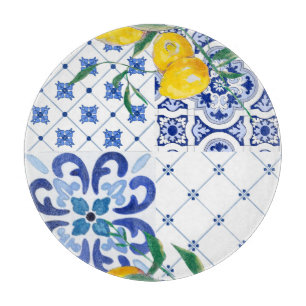 Mediterran, Amalfi-Stil, einfache Plätze Schneidebrett