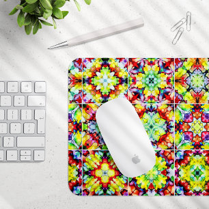 mediterrane Fliesen, alkoholfarbene Fliesen, Majol Mousepad