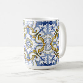 mediterrane Fliesen, Majolika, sizilianischer Stil Kaffeetasse