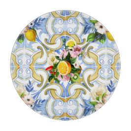 mediterrane Fliesen, Majolika, sizilianischer Stil Schneidebrett